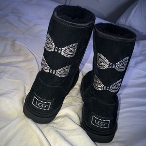 Bow Studded Ugg Boots